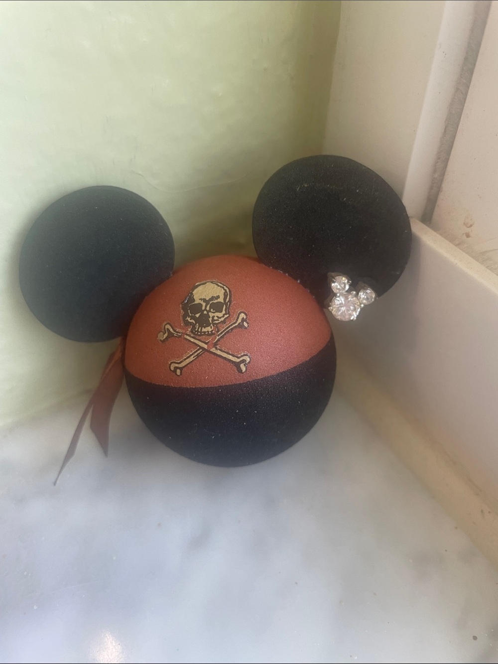 Disney Black Mickey Pirate Ear antenna topper